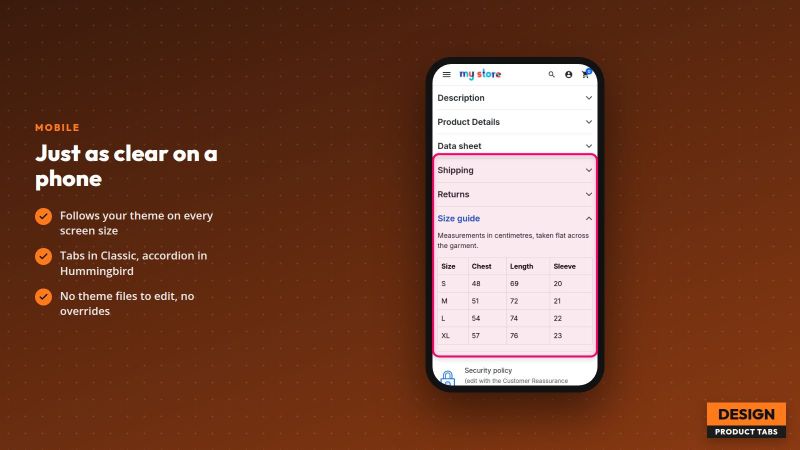 Shared Product Tabs