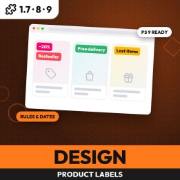 Étiquettes et badges produits