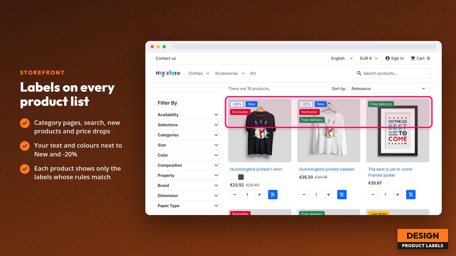 Product Labels & Badges