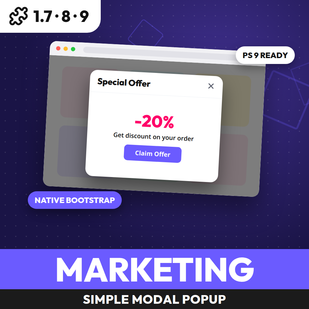 Prosty popup modalny
