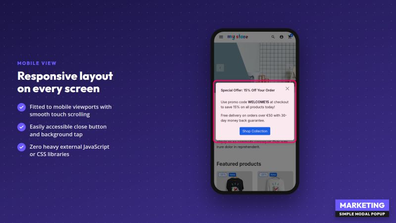 Simple Modal Popup