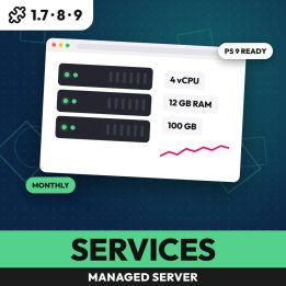 PrestaShop server and administration (1 month)