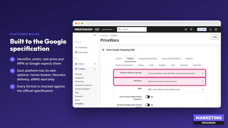 PriceWars - Product Feeds