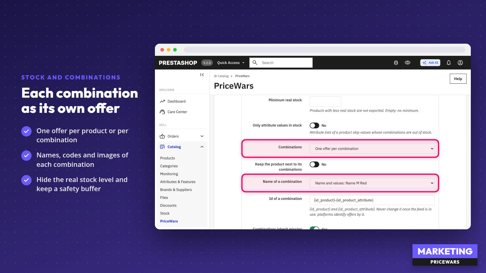 PriceWars - flux produits