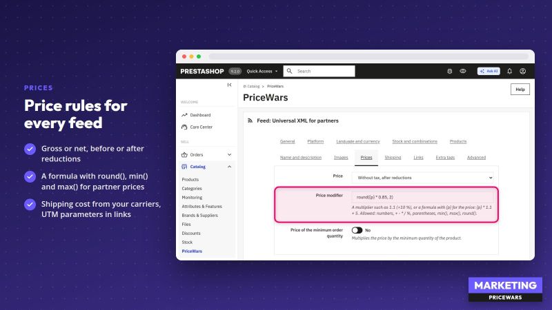 PriceWars - Product Feeds