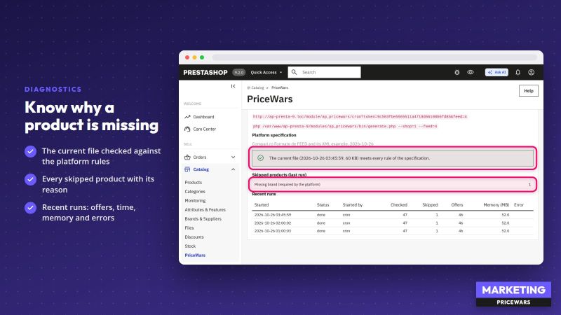 PriceWars - Product Feeds