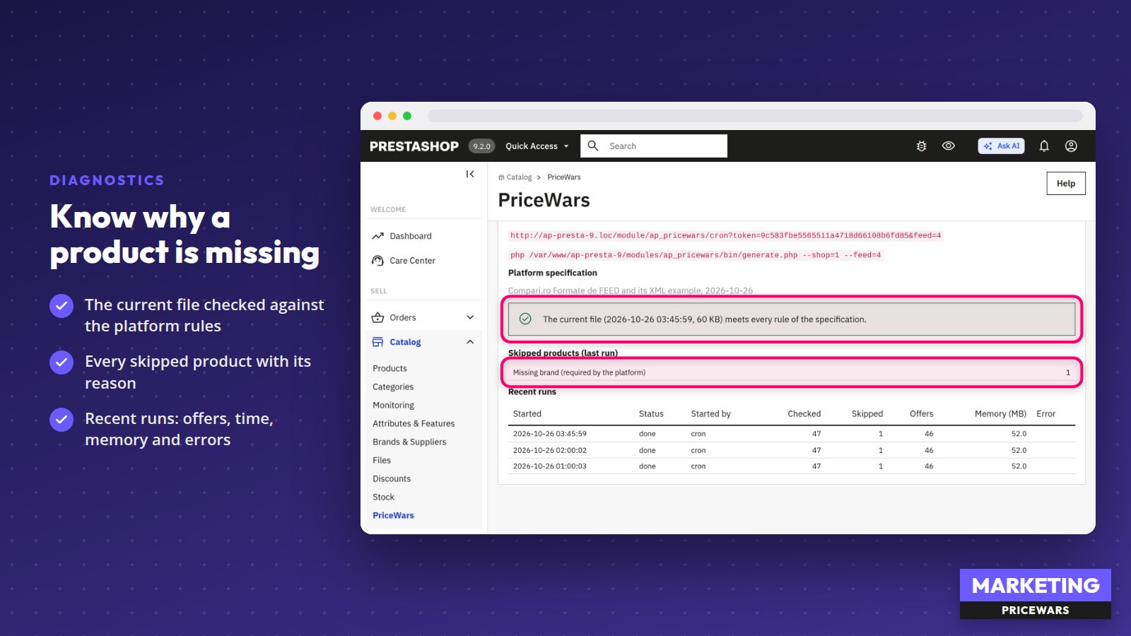 PriceWars - Product Feeds