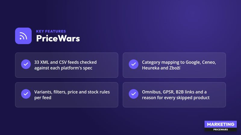 PriceWars - flux produits