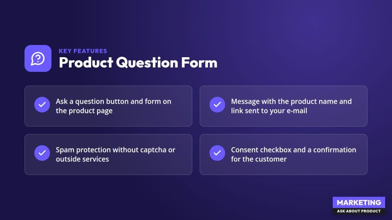 Question sur le produit