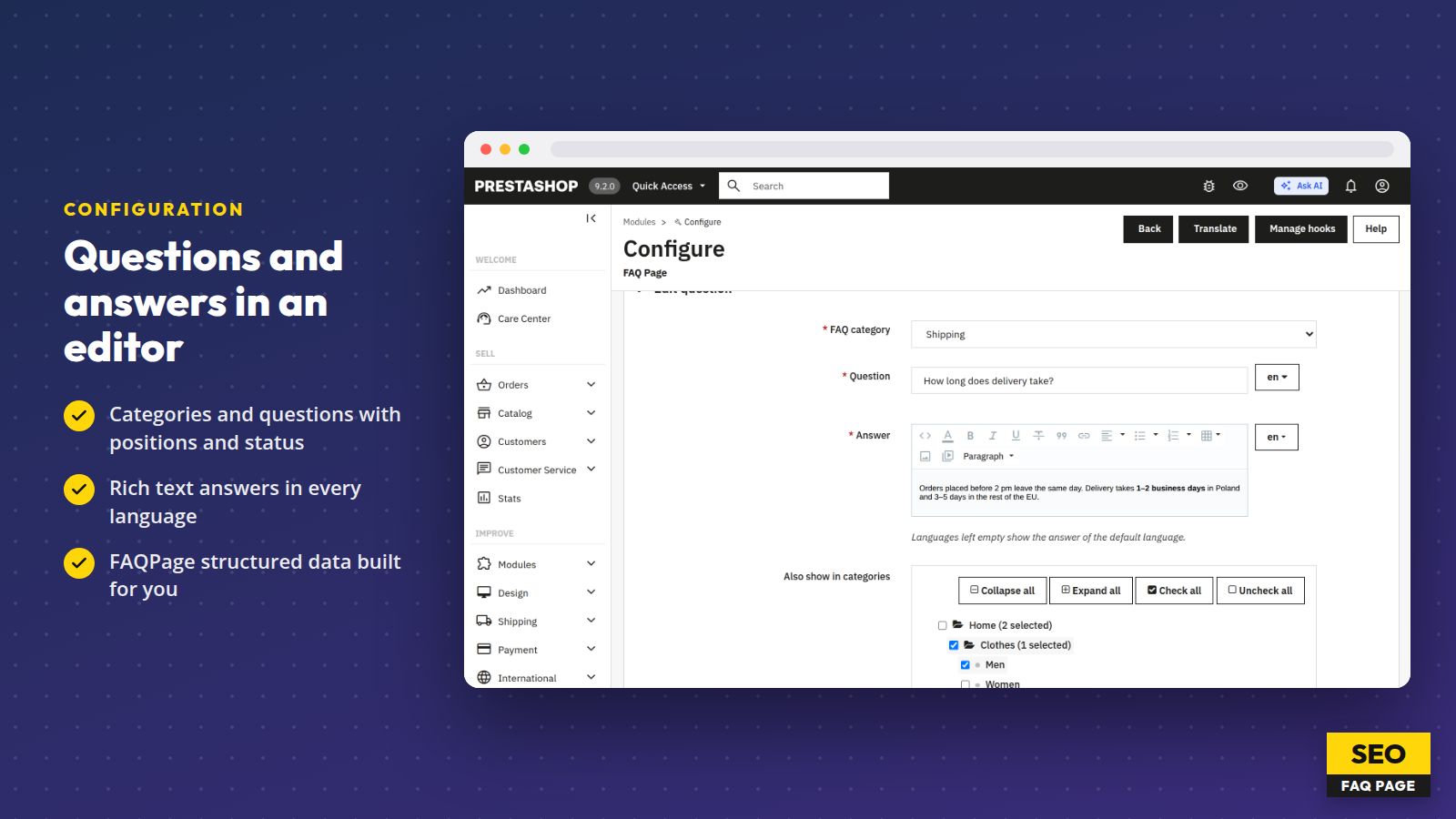 Page FAQ