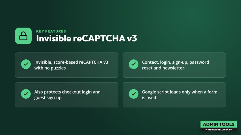 Niewidoczna reCAPTCHA v3