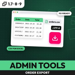 Export des commandes Excel