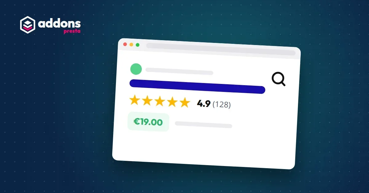 PrestaShop rich snippets: stars and prices in Google results