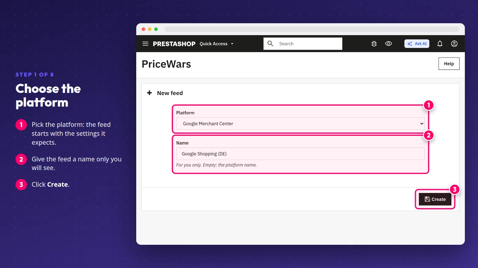 PriceWars: Choose the platform