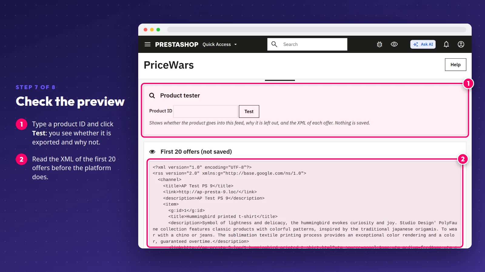 PriceWars: Check the preview